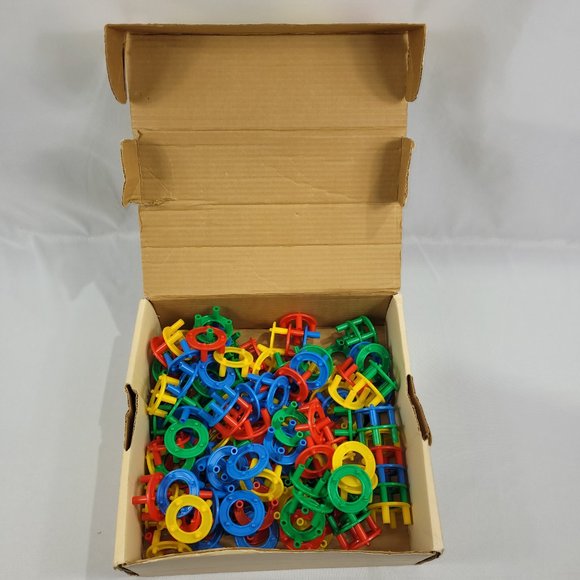 Ringa Majigs Vintage 1970s Toy Stacking Building Set by HDC - Picture 2 of 2